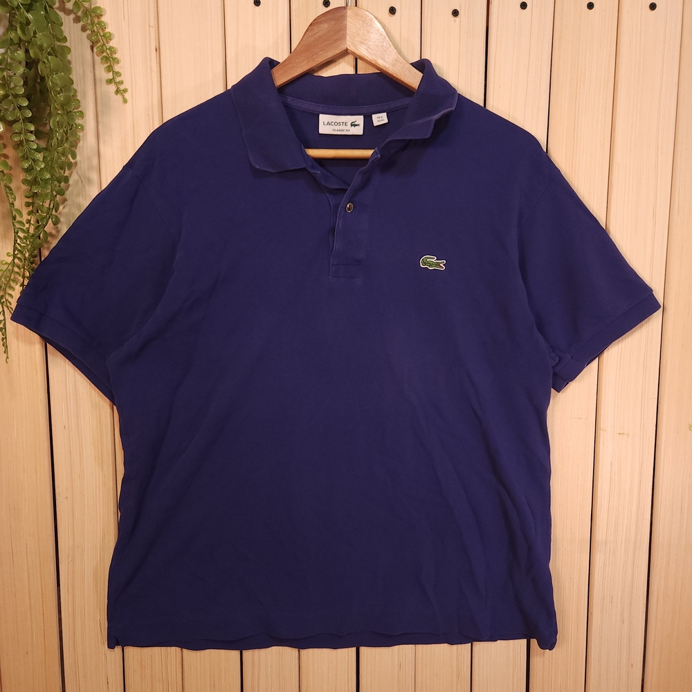 Lacoste Men's Polo Shirt Deep Purple Size XL